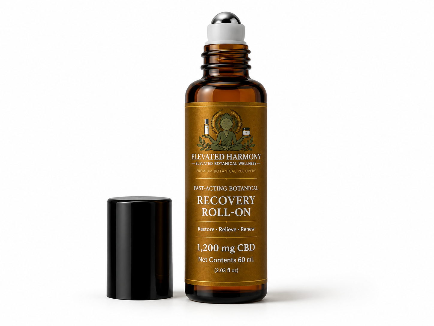 Elevated Harmony Recovery Roll-On (1,200 mg)
